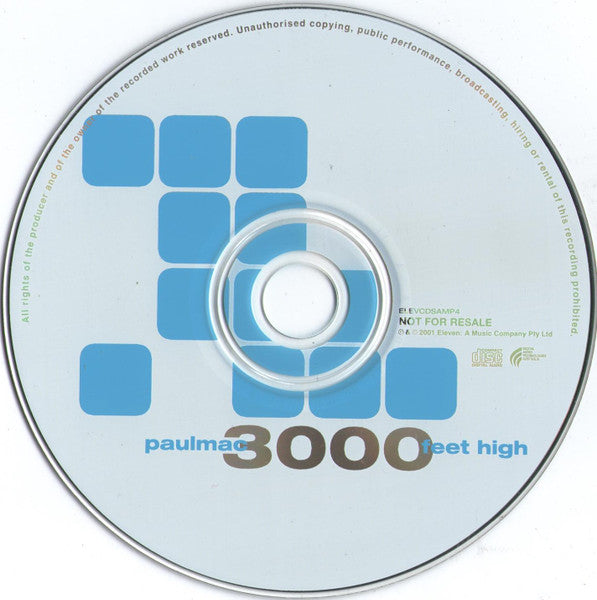 Paulmac : 3000 Feet High (CD, Album, Promo)