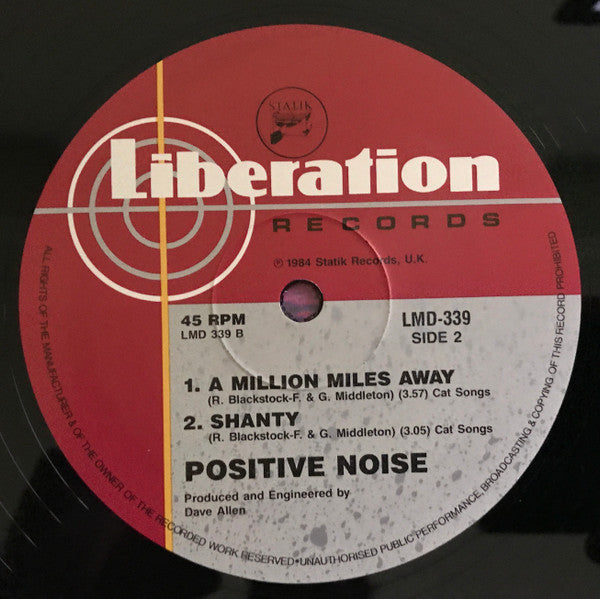 Positive Noise : A Million Miles Away (Long Distance Version) (12", Single)