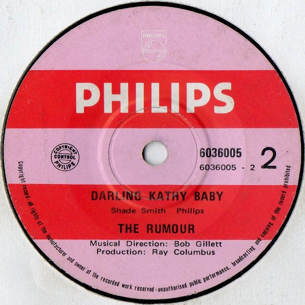 The Rumour (2) : What Have You Done (To That Day God Gave You) (7", Single)