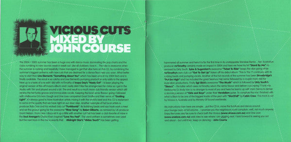 John Course : Vicious Cuts (CD, Mixed)