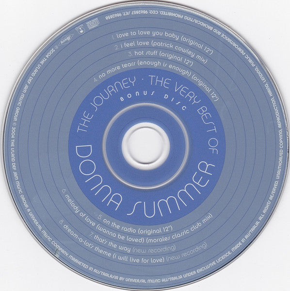 Donna Summer : The Journey • The Very Best Of Donna Summer (2xCD, Comp, Ltd)