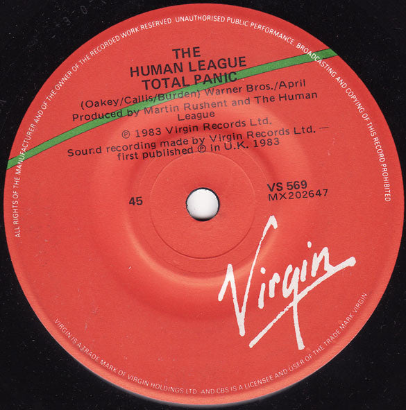 Human League* : (Keep Feeling) Fascination (7", Single)