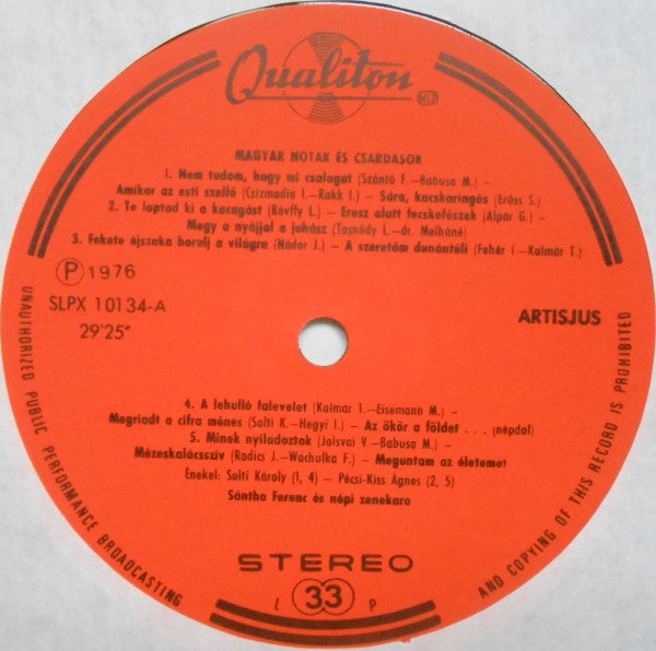 Various : Nem Való Bokréta... (Hungarian Songs And Csárdáses) (LP, RE)