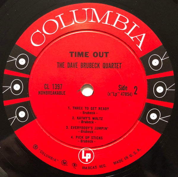 The Dave Brubeck Quartet : Time Out (LP, Album, Mono, Ter)