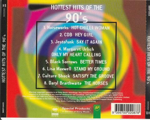 Various : Hottest Hits Of The 90's (CD, Comp)
