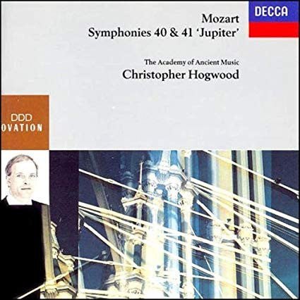 Wolfgang Amadeus Mozart - The Academy Of Ancient Music, Jaap Schröder, Christopher Hogwood : Symphony No 40 Symphony No. 41 "Jupiter" (CD, RE)