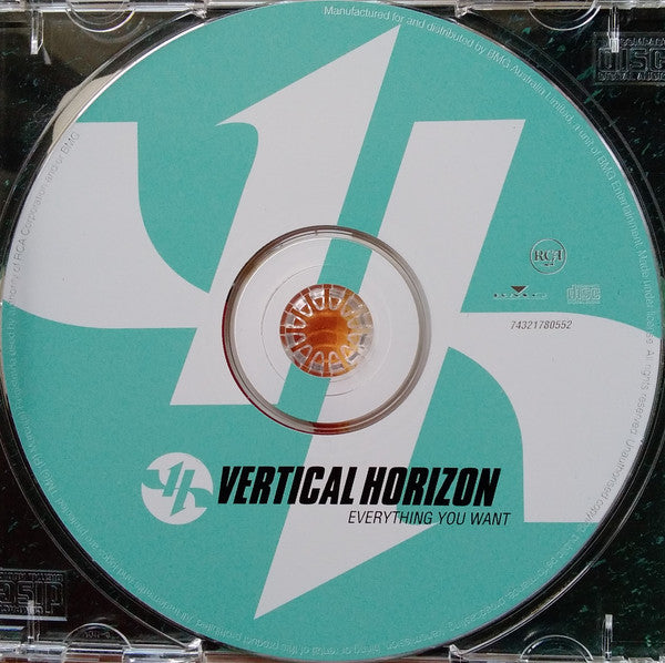 Vertical Horizon : Everything You Want (CD, Album, RE)
