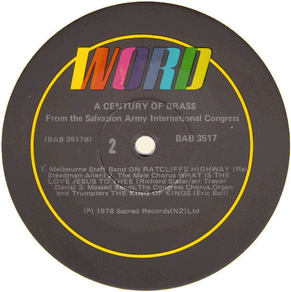 Various : Century Of Brass (LP, Album)