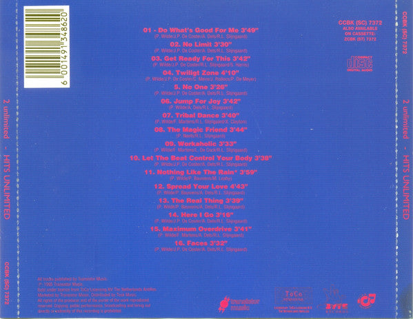2 Unlimited : Hits Unlimited (CD, Comp)