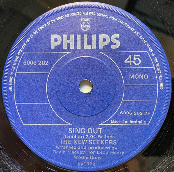 The New Seekers : Beg, Steal Or Borrow (7", Single)