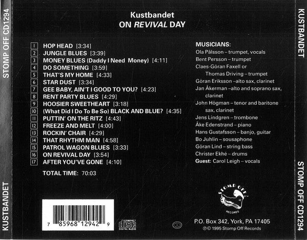 Kustbandet With Carol Leigh : On Revival Day (CD, Album)