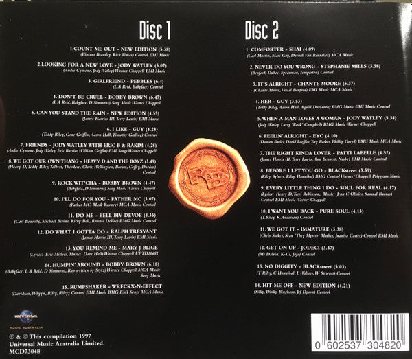 Various : The Gold Seal Collection 2 : R&B's Greatest Hits 1985 - 1996 (2xCD, Comp)