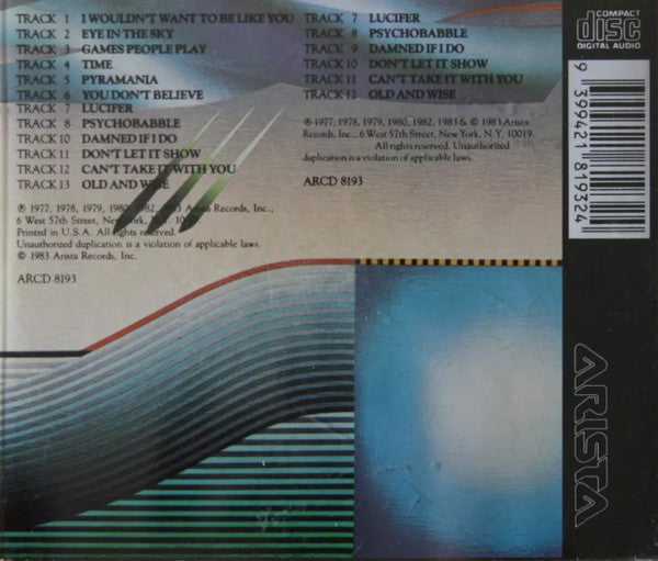 The Alan Parsons Project : The Best Of The Alan Parsons Project (CD, Comp, RE)