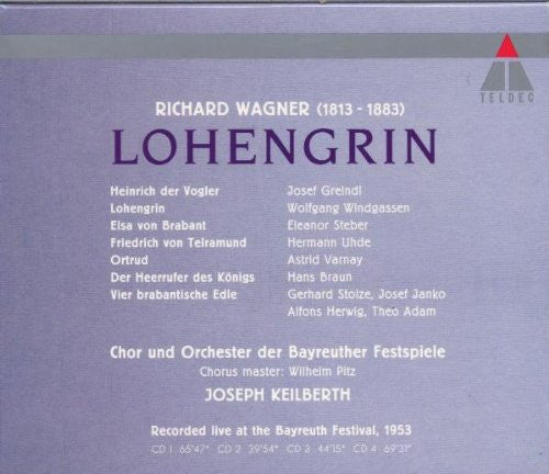 Wagner* / Windgassen*, Steber*, Varnay*, Uhde*, Greindl* / Joseph Keilberth : Lohengrin (4xCD)