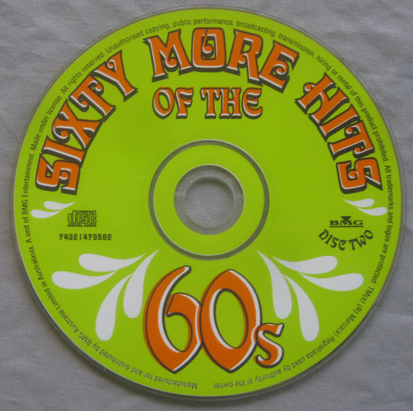 Various : Sixty More Hits of the 60s (3xCD, Comp, Fat)