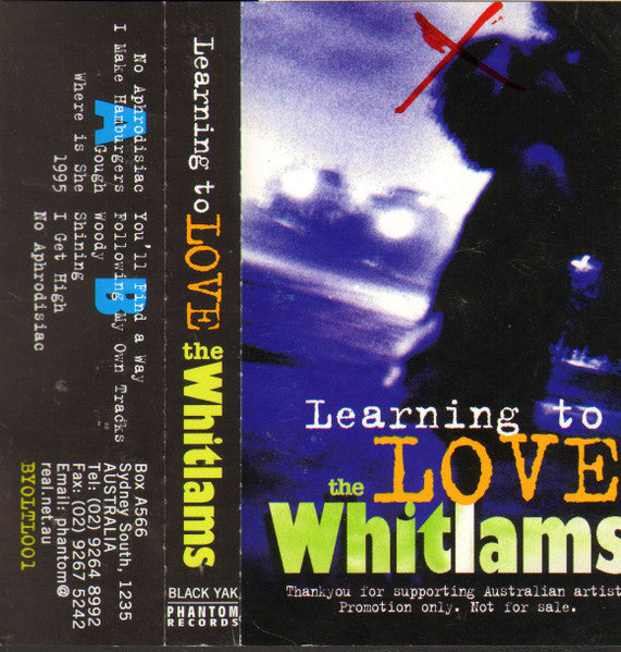 The Whitlams : Learning To Love (Cass, Album, Comp, Promo)