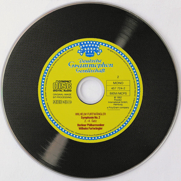 Robert Schumann / Wilhelm Furtwängler – Berliner Philharmoniker, Wilhelm Furtwängler : Symphonie No. 4 / Symphonie No. 2 (2xCD, Comp, Mono, RM)