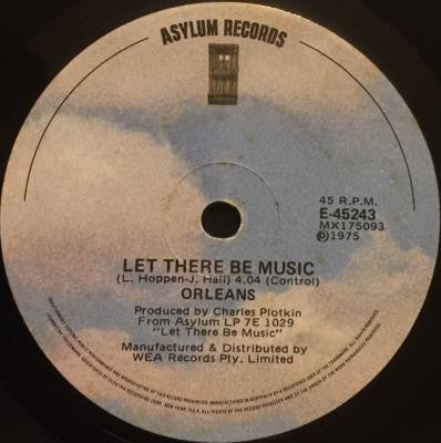 Orleans : Let There Be Music (7", Single)