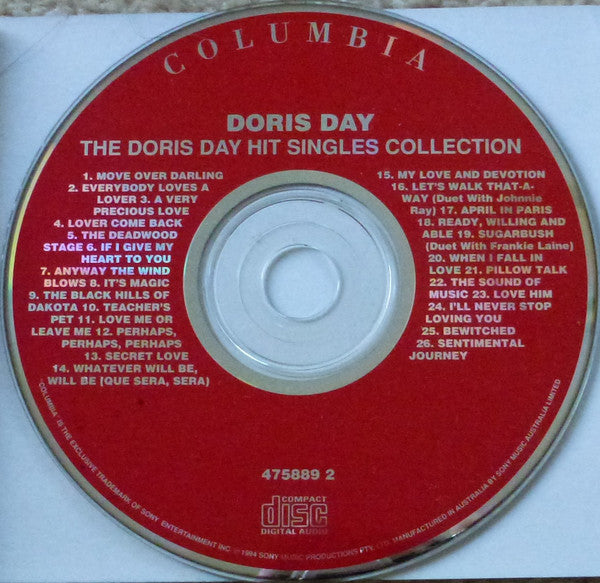 Doris Day : The Hit Singles Collection (CD, Album, Comp)