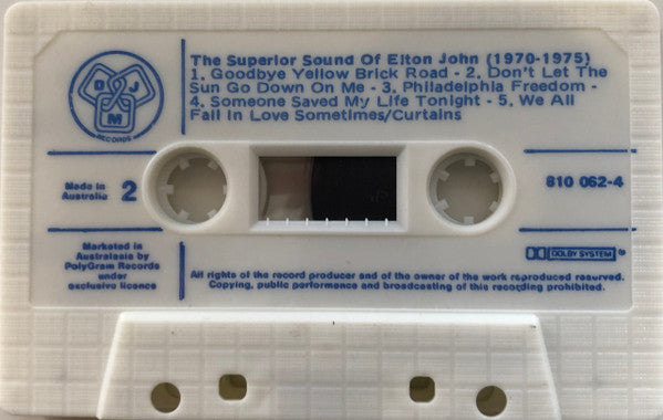 Elton John : The Superior Sound Of Elton John (1970-1975) (Cass, Comp)