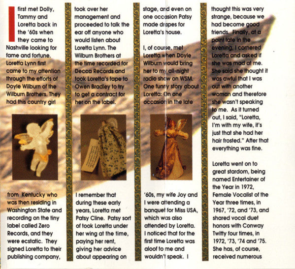 Loretta*, Dolly*, Tammy* : Honky Tonk Angels (Cass, Album, Dol)