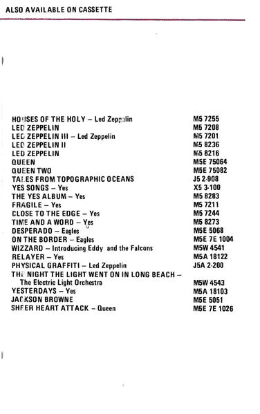 Eagles : Eagles (Cass, Album)
