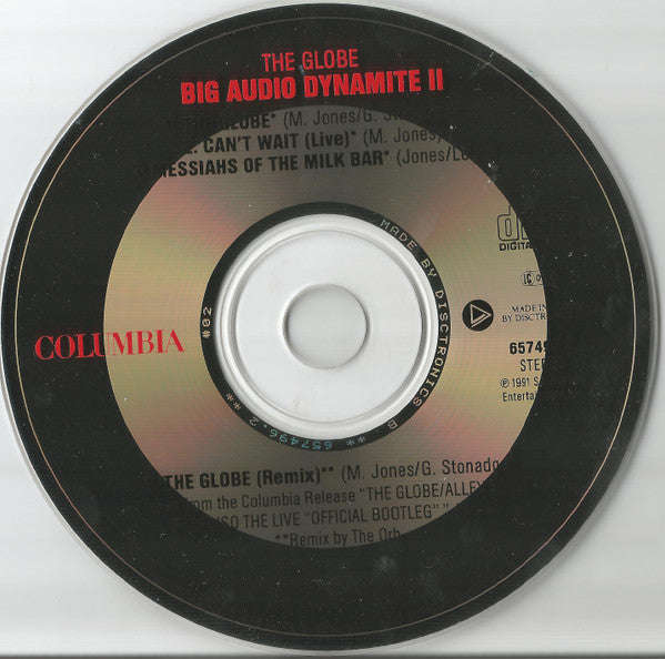 Big Audio Dynamite II : The Globe (CD, Single, Car)