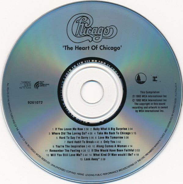 Chicago (2) : The Heart Of Chicago (CD, Comp, RE)