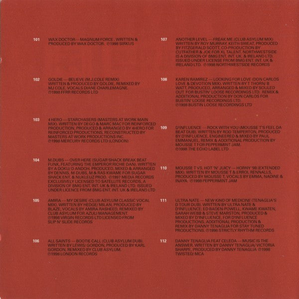 Pete Tong : Essential Selection - Summer 1998 (2xCD, Mixed)
