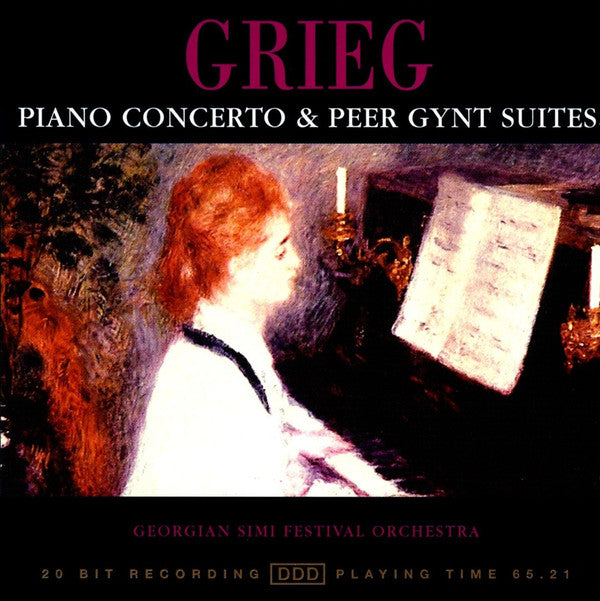 Grieg*, Georgian SIMI Festival Orchestra, Nodar Tsatishvili : Piano Concerto & Peer Gynt Suites (CD)