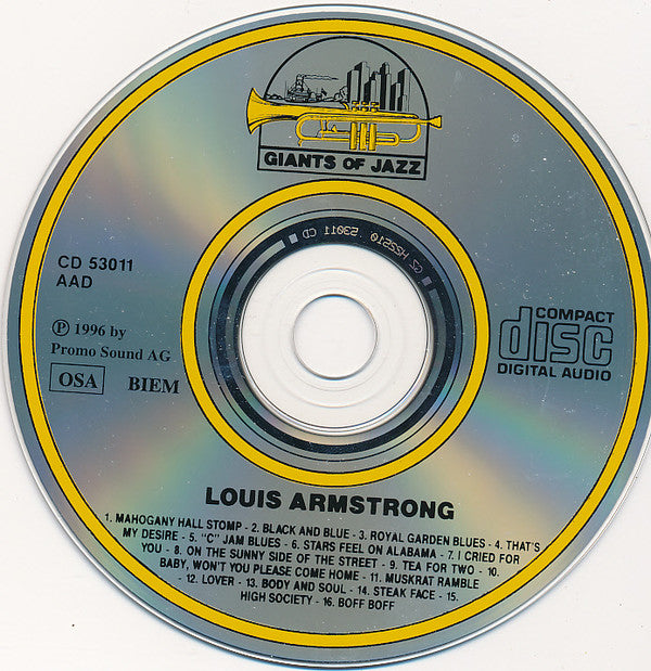 Louis Armstrong And His All-Stars : Louis Armstrong And The All Stars At Symphony Hall (CD, Album, RE)