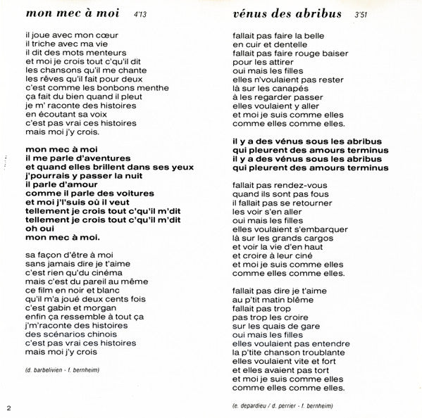 Patricia Kaas : Mademoiselle Chante... (CD, Album)