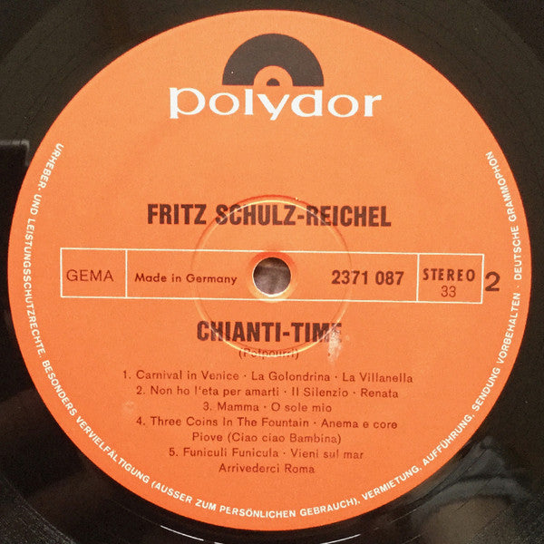 Fritz Schulz-Reichel : Chianti Time (LP)