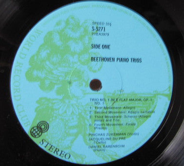 Beethoven* : Beethoven Piano Trios (5xLP, Album, Club + Box)