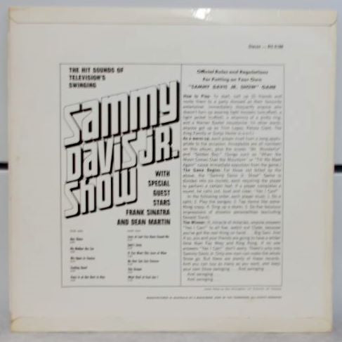 Sammy Davis Jr. : The Sammy Davis Jr. Show With Surprise Guest Stars (LP)