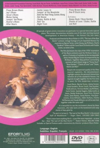 Count Basie, Big Joe Turner, Lester Young, Paul Quinichette, Charles McPherson, Jay McShann : The Last Of The Blue Devils - The Kansas City Jazz Story (DVD-V)