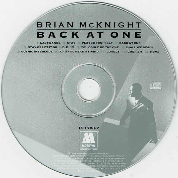 Brian McKnight : Back At One (CD, Album)
