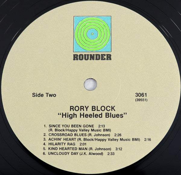Rory Block : High Heeled Blues (LP, Album, Tan)
