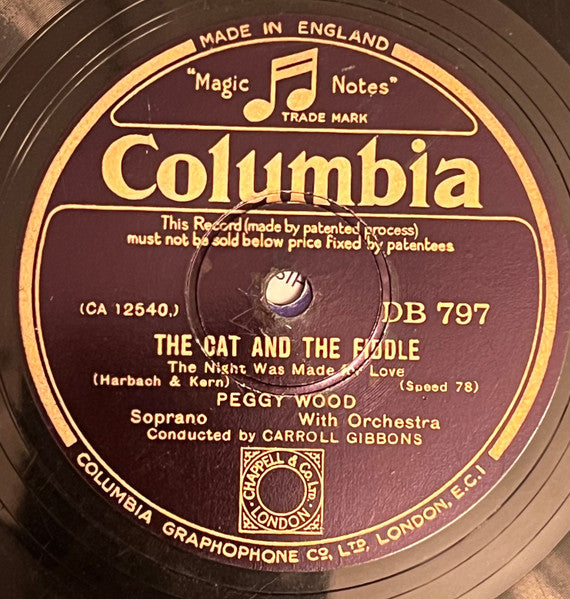 Peggy Wood : A New Love Is Old / The Night Was Made For Love (Shellac, 10")