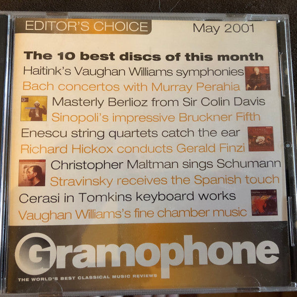 Various : Gramophone Editor's Choice - May 2001 (CD, Comp, Promo, Smplr)