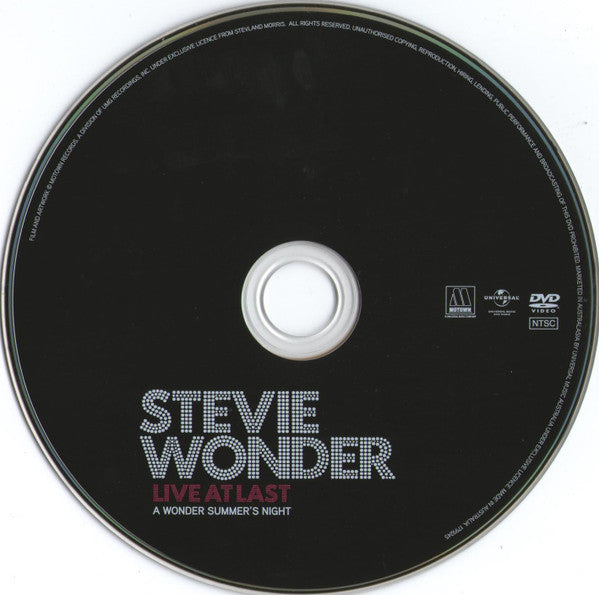 Stevie Wonder : Live At Last: A Wonder Summer's Night (DVD-V, Multichannel, NTSC)