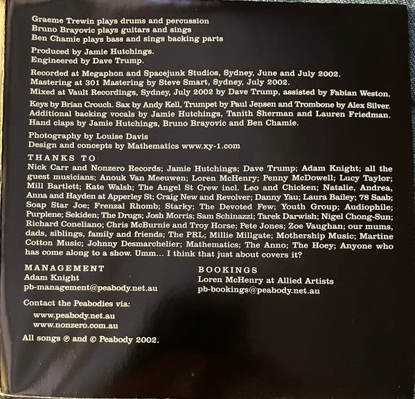 Peabody : Professional Againster (CD, Album)