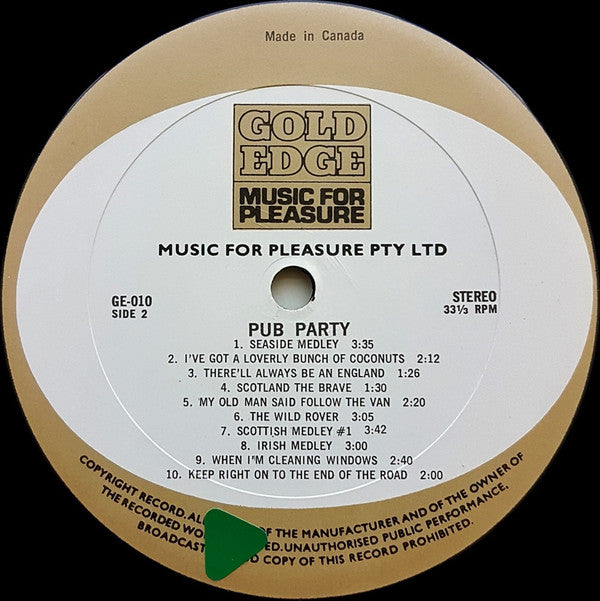 Various : Pub Party (LP)