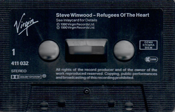 Steve Winwood : Refugees Of The Heart (Cass, Album)