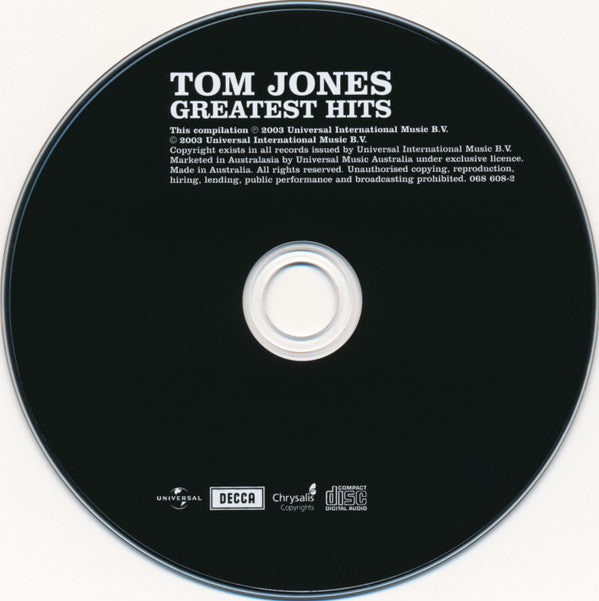 Tom Jones : Greatest Hits (CD, Comp, RE)