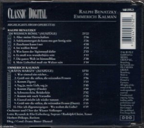 Ralph Benatzky, Emmerich Kálmán : Im Weissen Rössl / Gräfin Mariza (CD, Album)