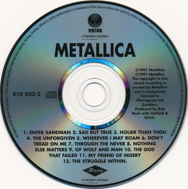 Metallica : Metallica (CD, Album, RE)