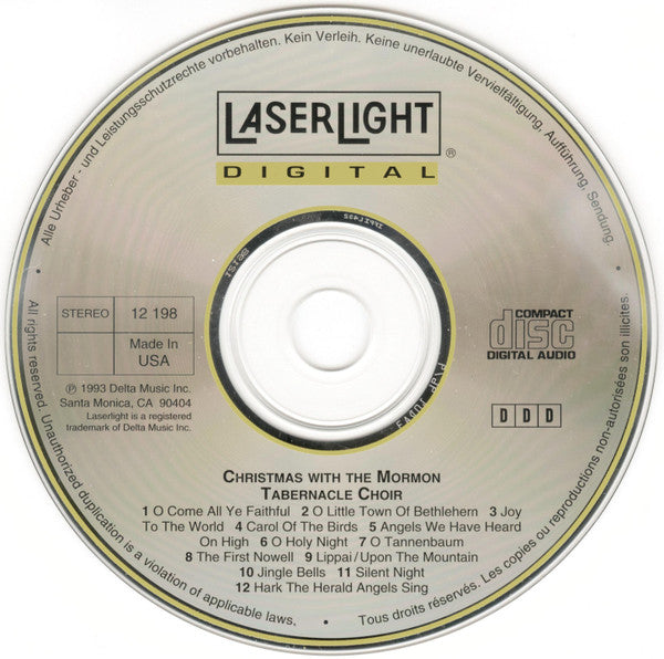 Mormon Tabernacle Choir : Christmas With The Mormon Tabernacle Choir (CD, Album, RE)