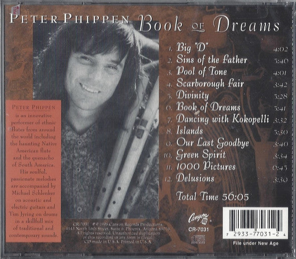 Peter Phippen : Book of Dreams (CD, Album)