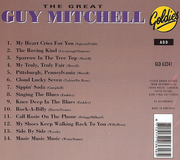 Guy Mitchell : The Great Guy Mitchell (CD, Comp)